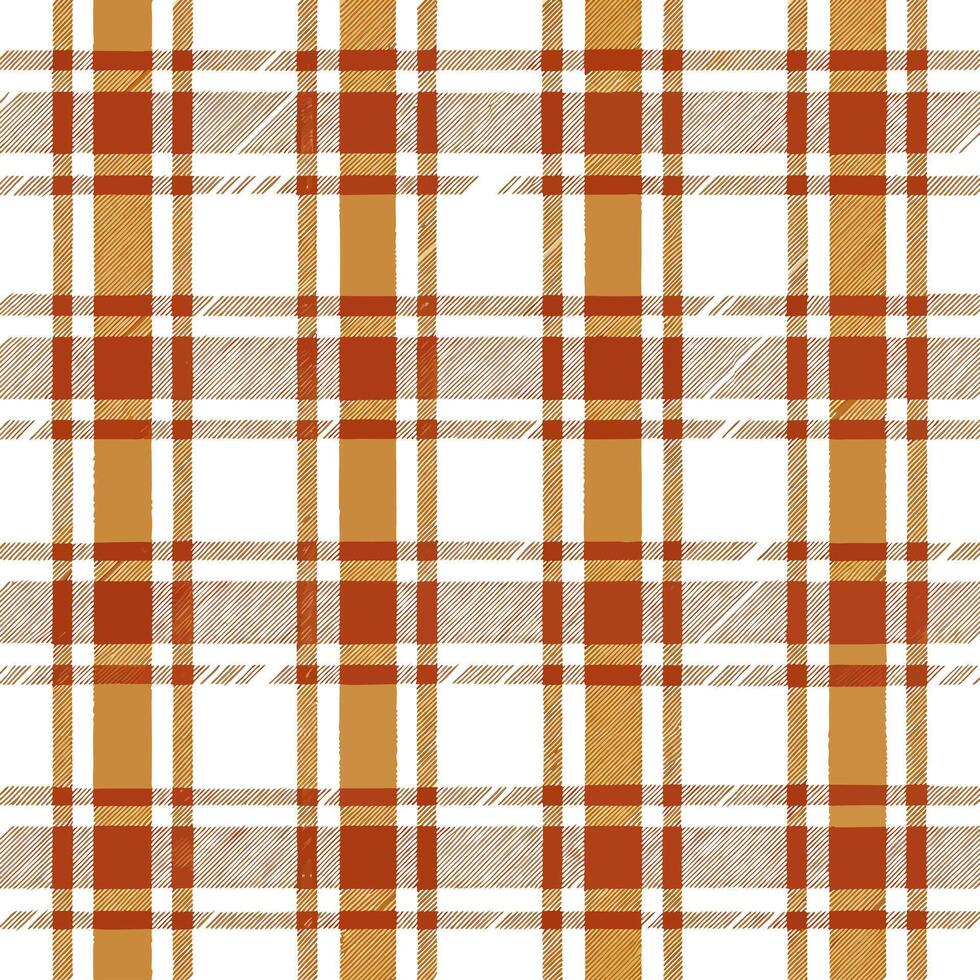 Cozy autumn plaid seamless tile pattern with warm hues and classic tartan design concept as Warm hues and classic tartan plaid create a cozy autumn plaid seamless tile pattern perf Seamless Set vector