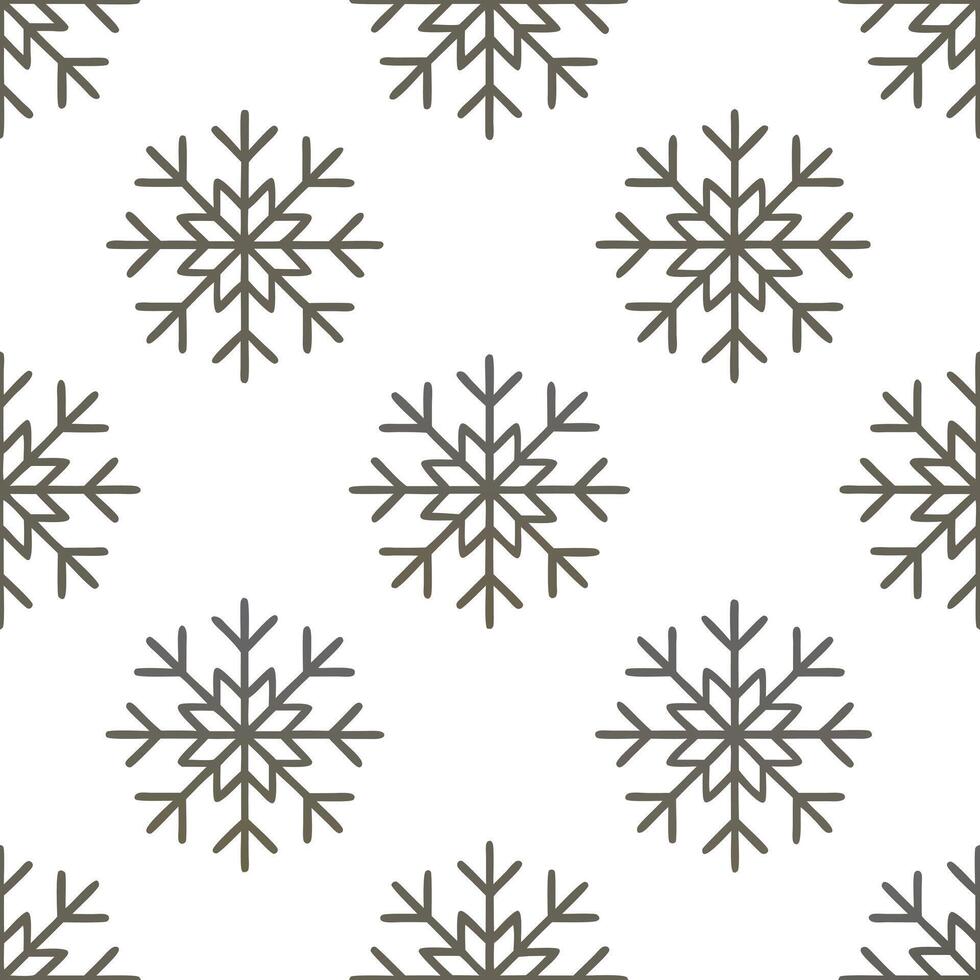 Minimalist snowflake design seamless tile pattern with clean lines and subtle frost details concept as Minimalist snowflakes with clean lines and subtle frost details create a seam Seamless Set vector