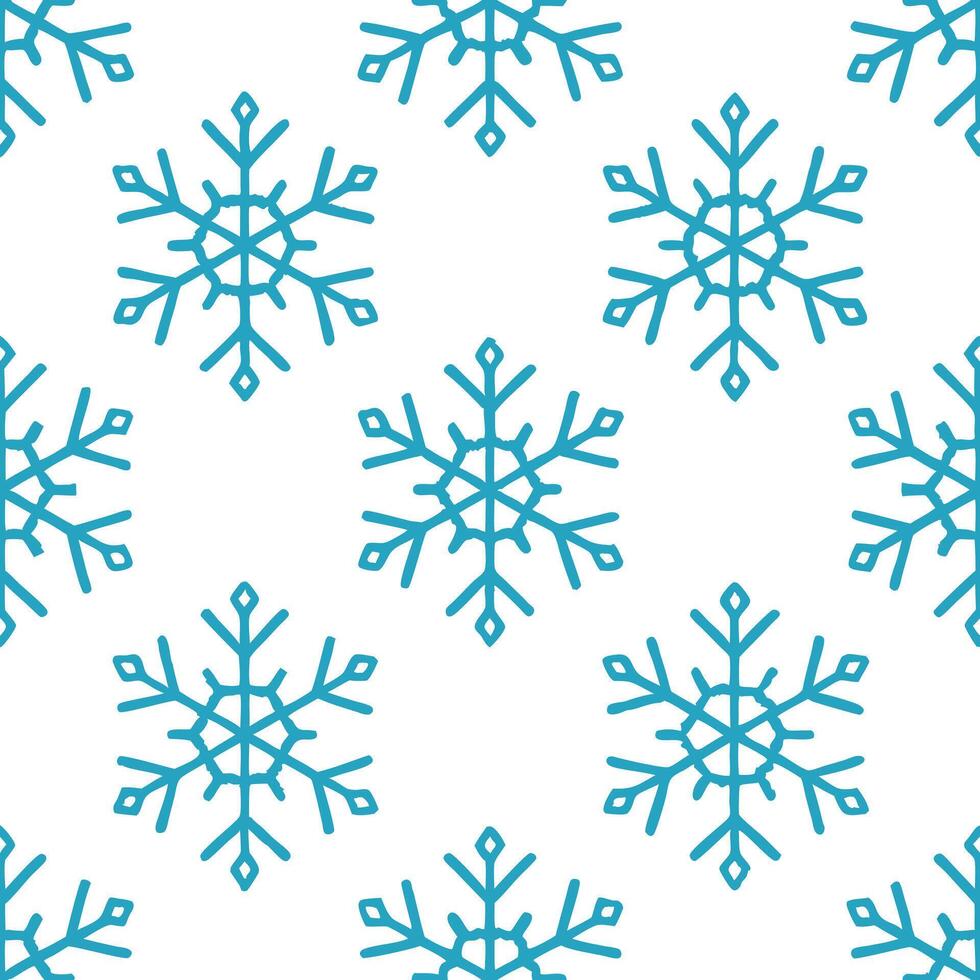 Frosty snowflake and ice crystal seamless tile pattern with shimmering winter accents concept as Shimmering ice crystals paired with frosty snowflakes create a seamless tile patter Seamless Set vector