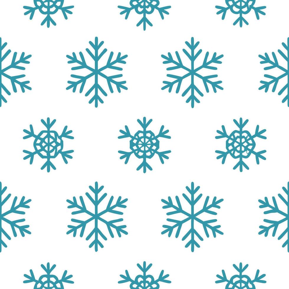 Frosty snowflake and snow covered pine cone seamless tile pattern with cool winter tones concept as Snow covered pine cones paired with frosty snowflakes create a seamless tile pat Seamless Set vector