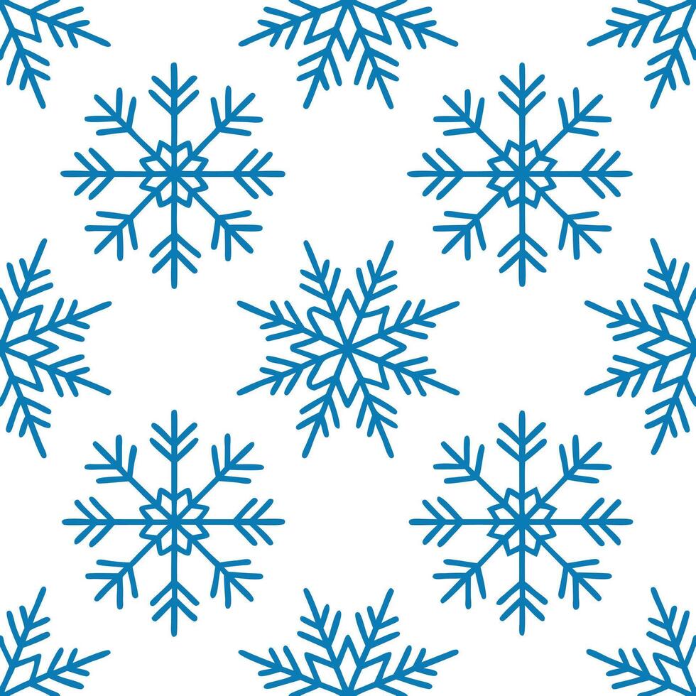 Sparkling snowflakes and icy crystals seamless tile pattern with cool blue tones concept as Sparkling snowflakes and icy crystals create a seamless tile pattern with cool blue tone Seamless Set vector