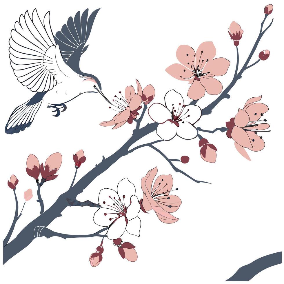 Elegant spring seamless tile pattern with soft blossoms and pastel shades for gentle spaces concept as Soft and elegant spring blossoms arranged in a seamless pattern with pastel s Seamless Set vector