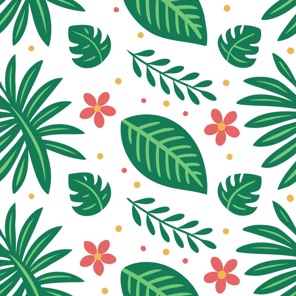 Vibrant regional flora and fauna seamless tile pattern with lush green and colorful accents concept as Lush green and colorful accents showcase vibrant regional flora and fauna in Seamless Set vector