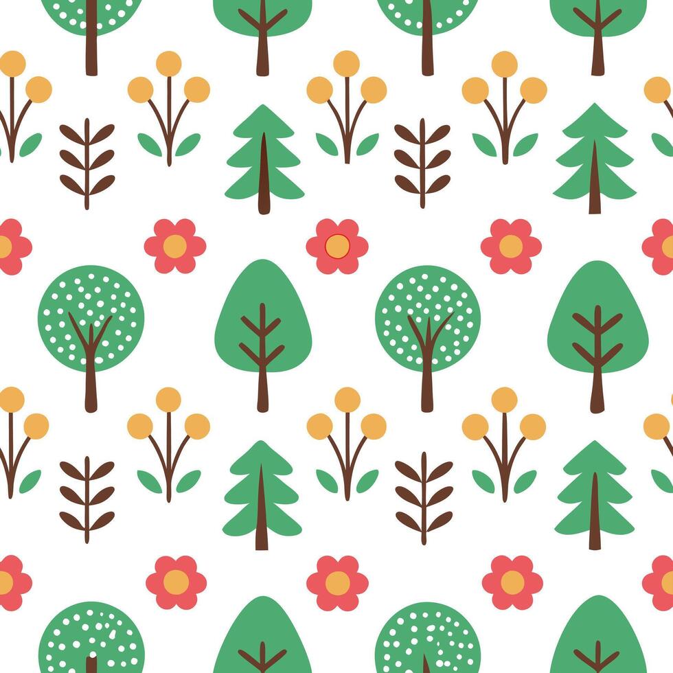 Local wildlife and natural landscapes seamless tile pattern with earthy and vibrant colors concept as Earthy and vibrant colors highlight local wildlife and natural landscapes in s Seamless Set vector