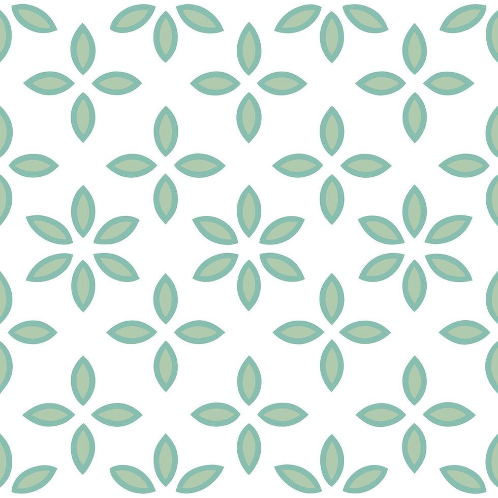 Subtle spring pastel seamless tile pattern with soft greens and blues for refreshing interior spaces concept as Soft greens and blues arranged seamlessly for a refreshing and light Seamless Set vector