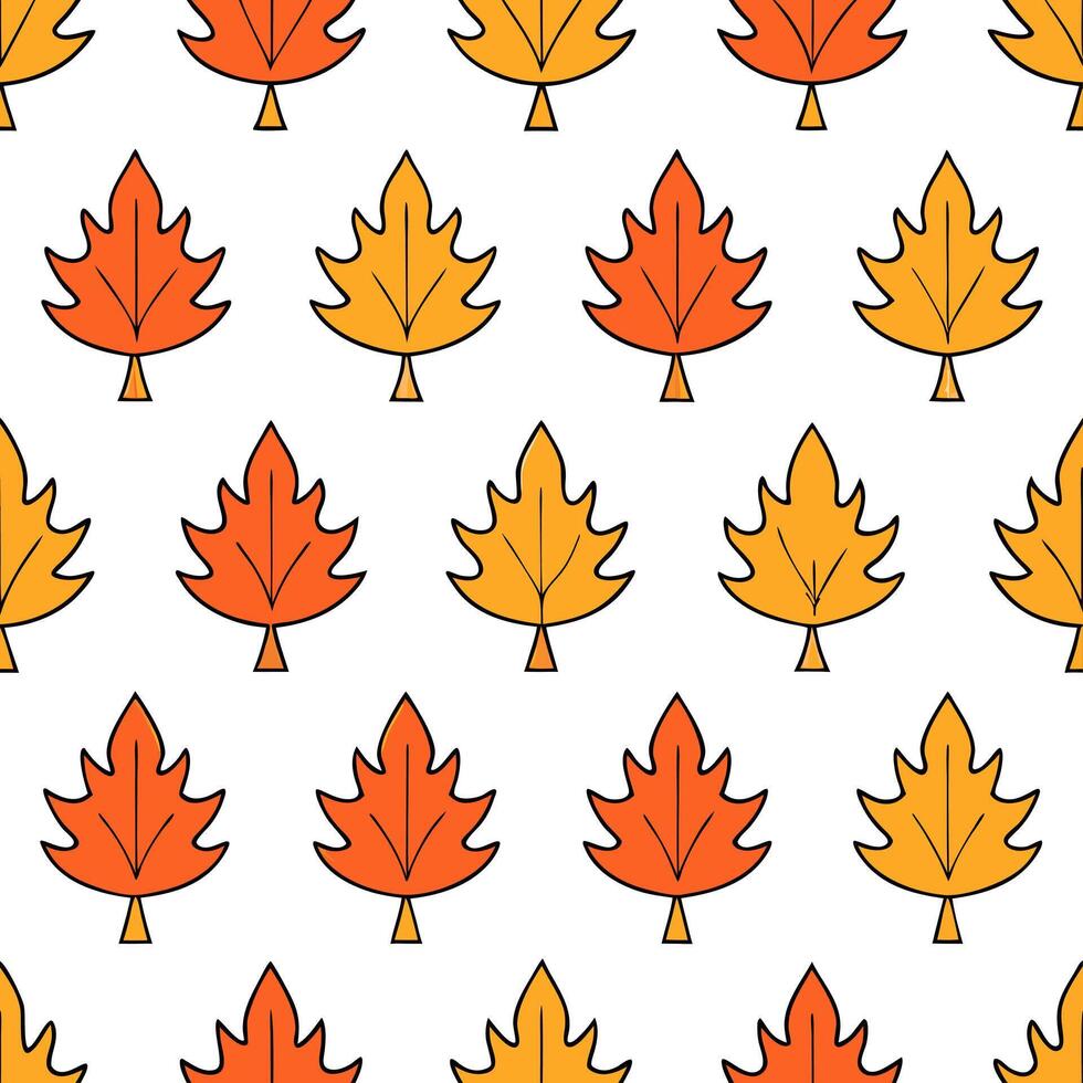 Winter warmth seamless tile pattern with bonfires and autumn trees for cozy outdoor spaces concept as Bonfires and autumn trees arranged seamlessly to create cozy and warm outdoor Seamless Set vector