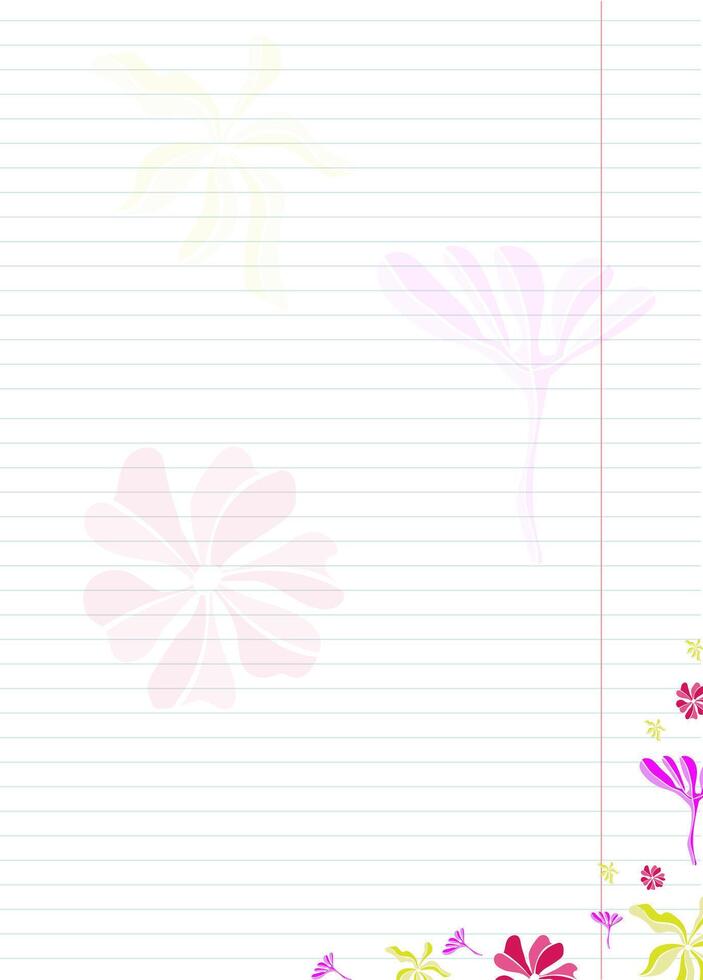 blank lined striped sheet with colored tonal flat colors33 vector