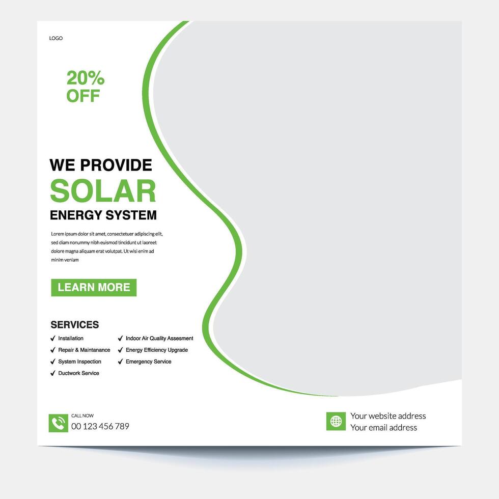 Share Your Solar Impact with Professional Templates vector