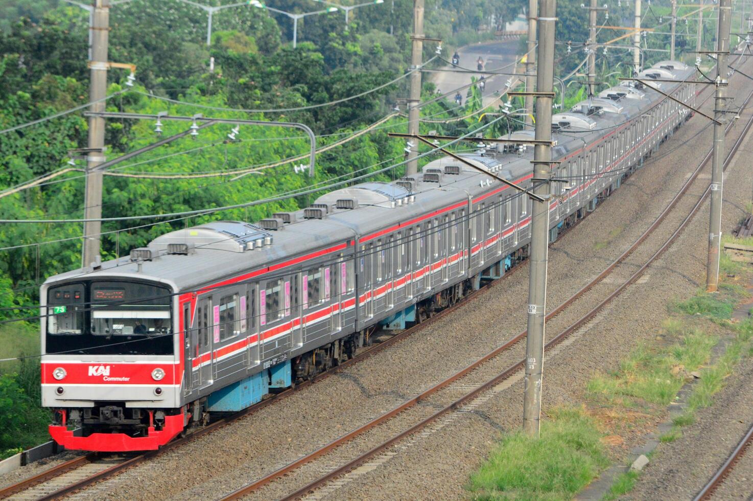 20. 12 March 2025, Indonesian railways or commonly known as KRL photo
