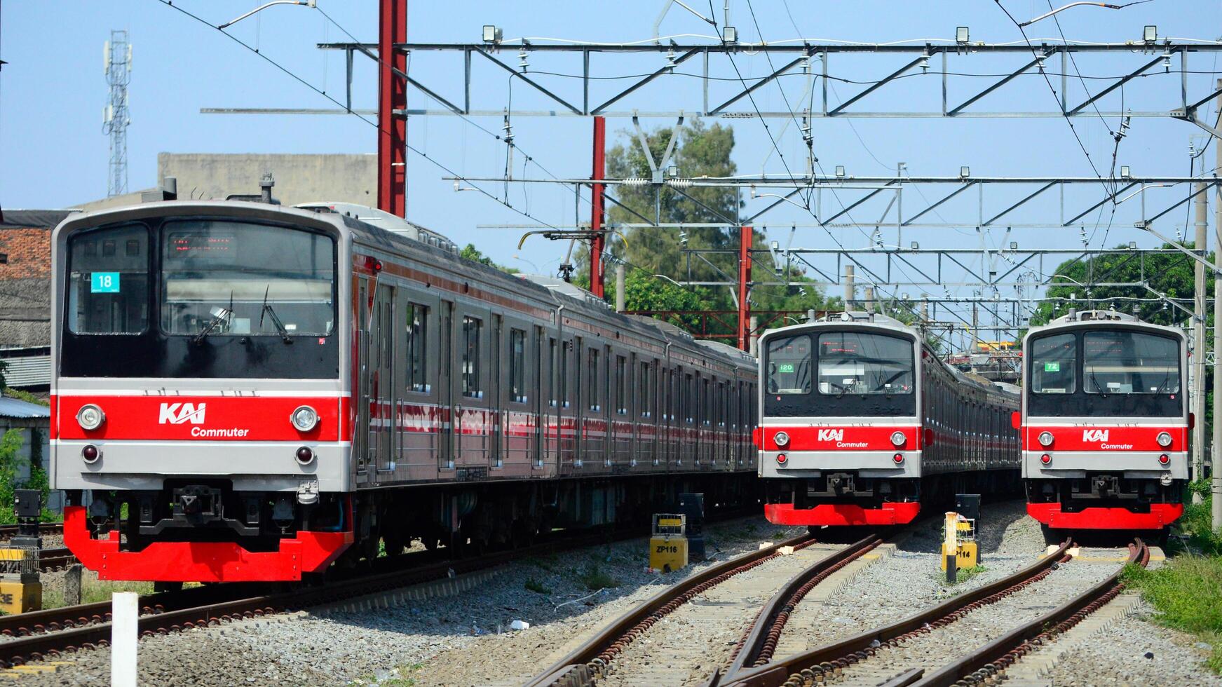 10. 04 March 2025, Indonesian railways or commonly known as KRL photo