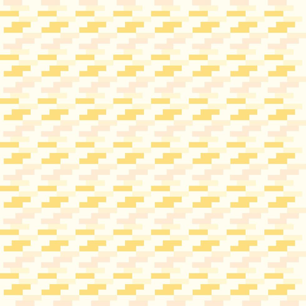 Seamless pixel-style pattern in soft pastel yellow tones. This minimalist geometric design is perfect for backgrounds, product packaging, or warm and cheerful themed visual elements vector
