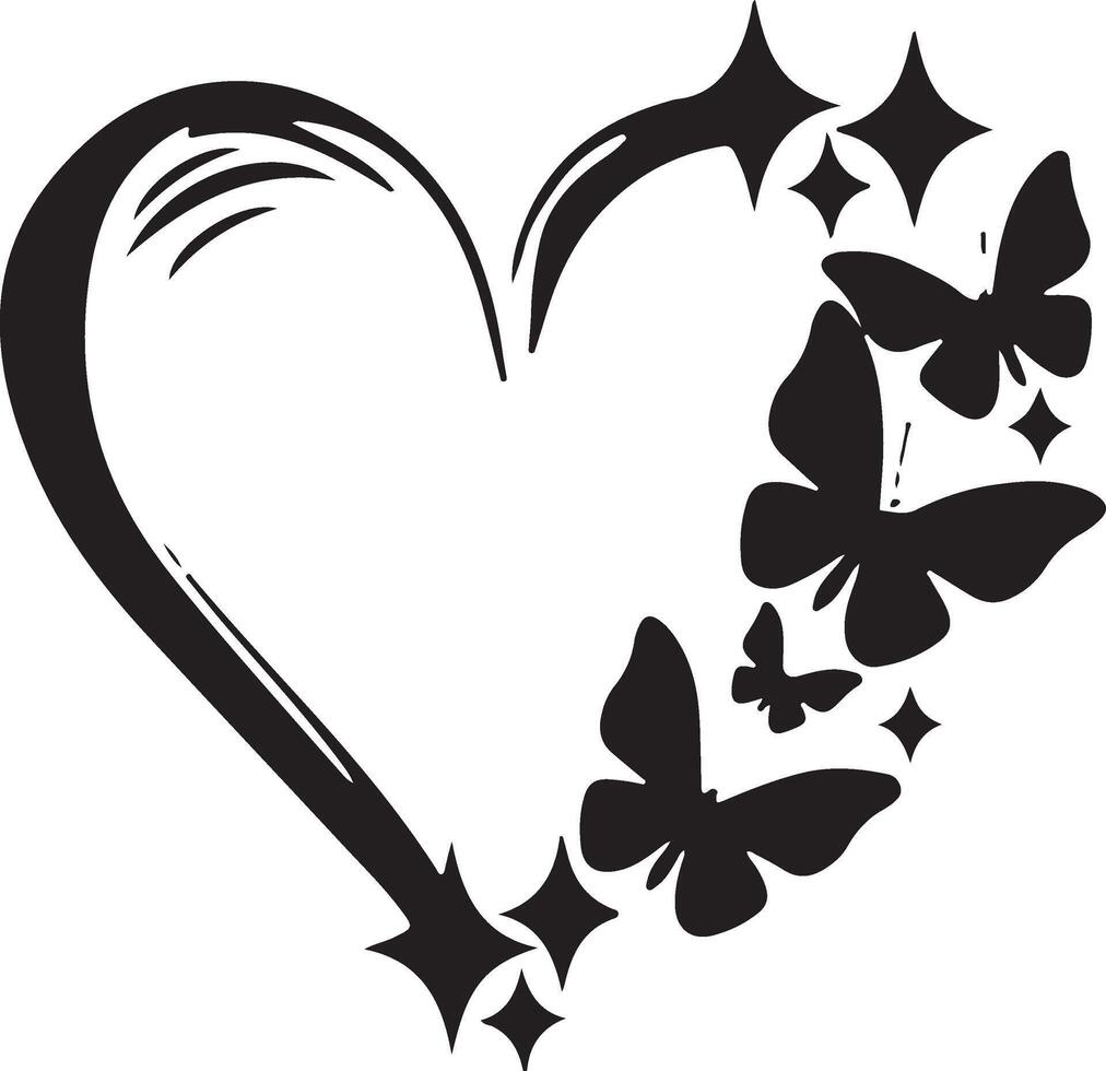 LOVE word hand drawn lettering. vector