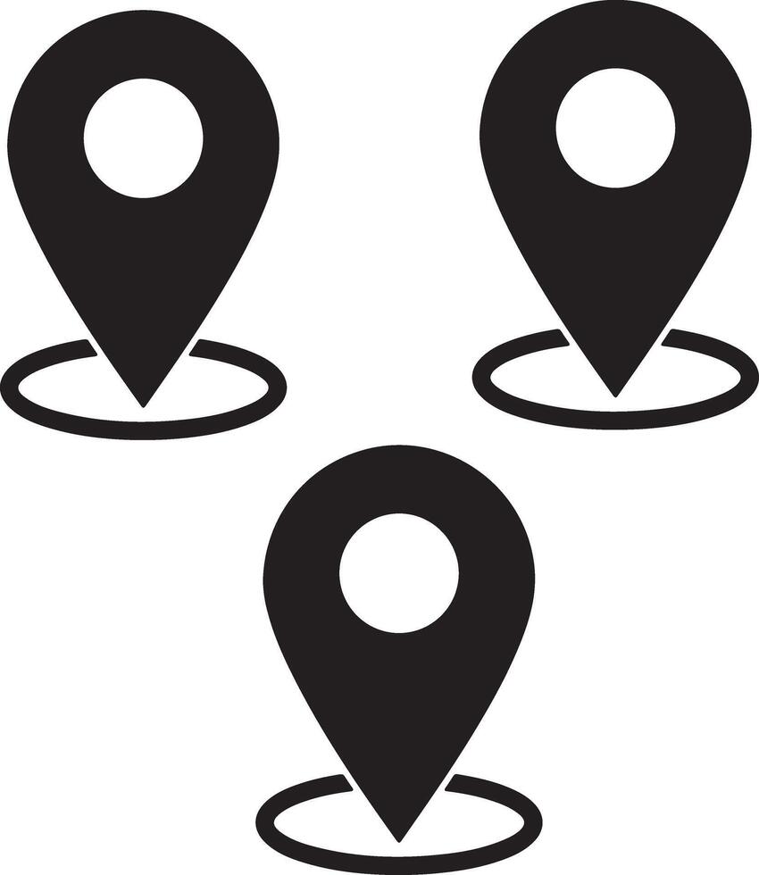 Map pin icon. location pin place marker. Location icon. Map image vector