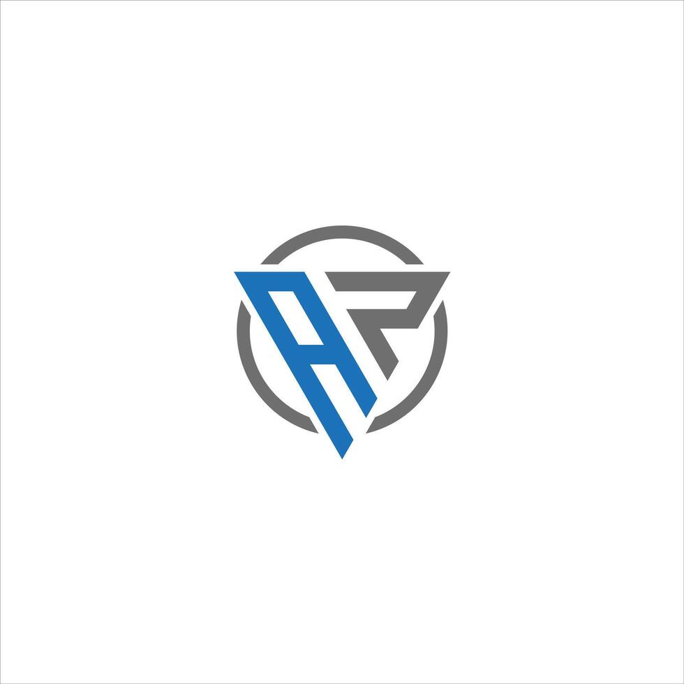 AP Letter monogram Initial Logo Design Template Illustration. AP elegant and Professional icon design vector