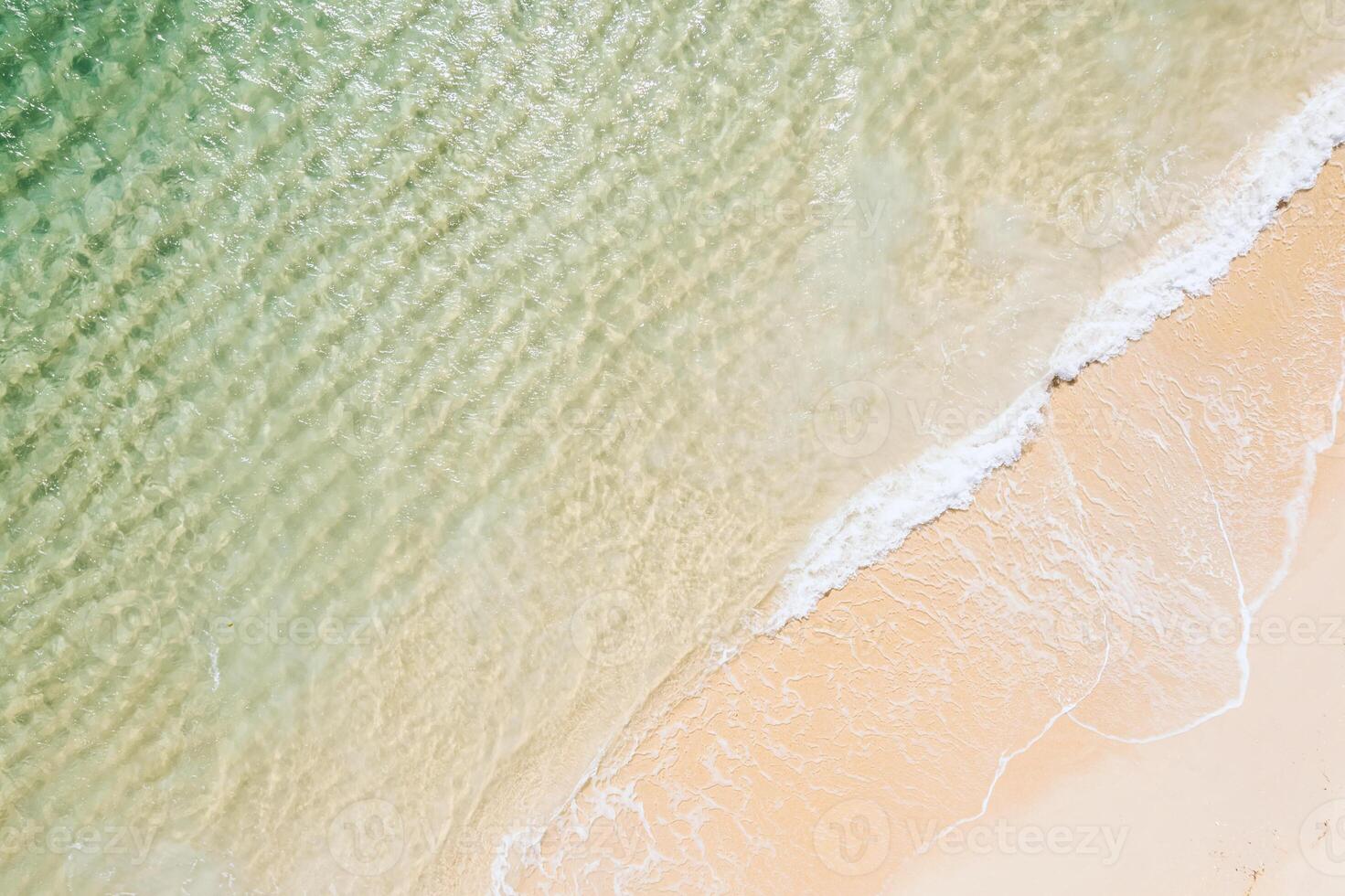 abstract beach pattern with contrasting colors, top down view from a drone. top down view Summer background concept texture photo