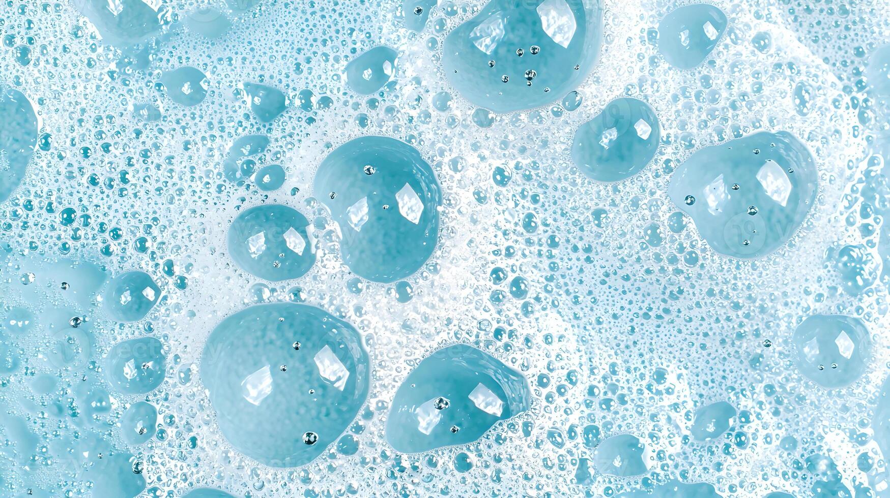 Abstract Teal and White Bubble Texture Background photo