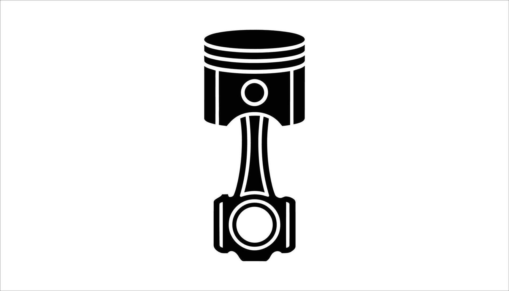 Piston engine part illustration automotive mechanical icon high resolution picture vector