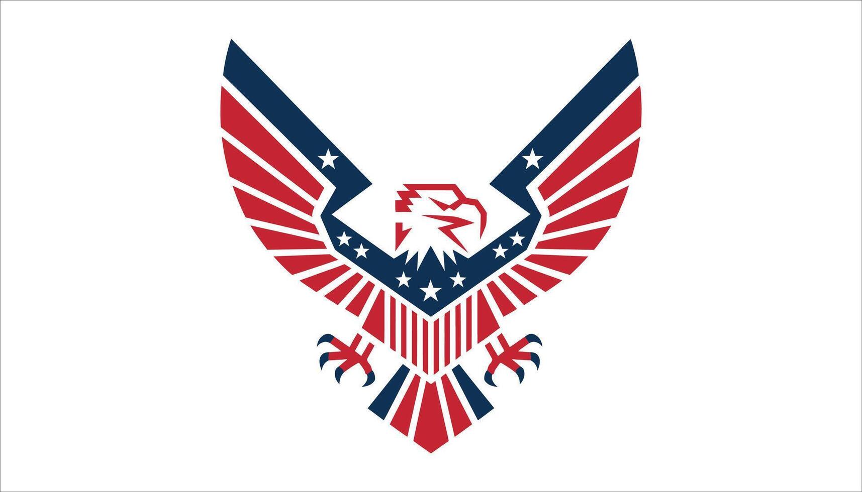patriotic bird symbol vector