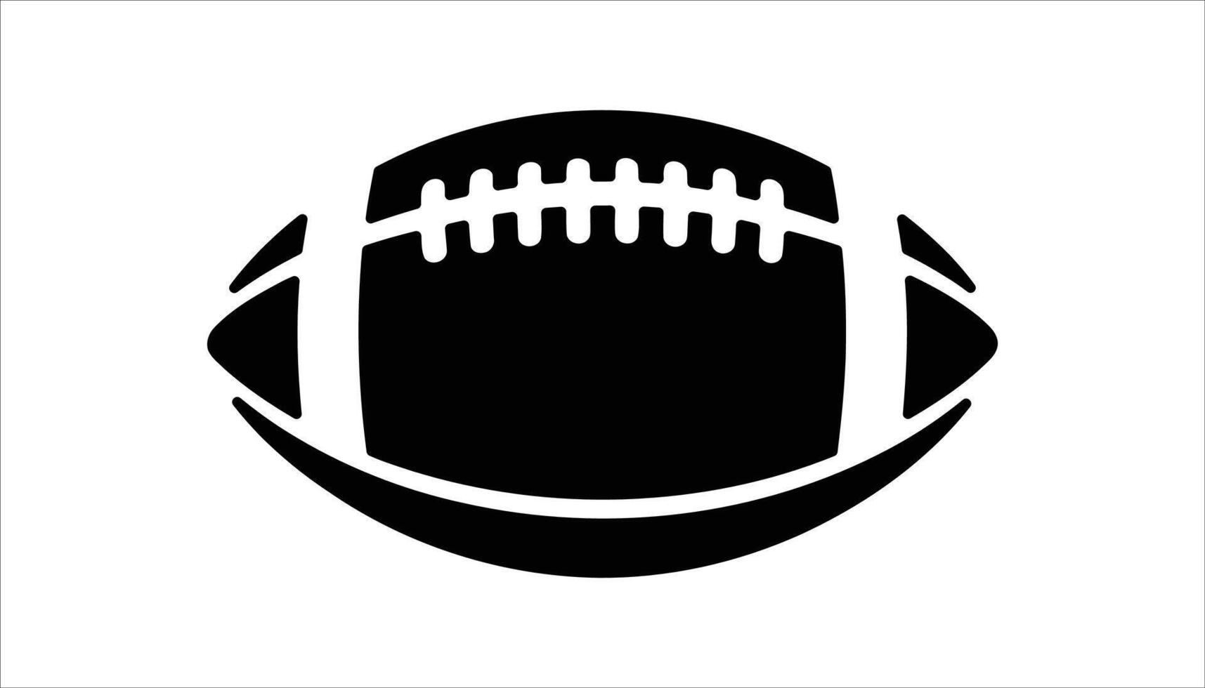 Football Icon Black and White vector