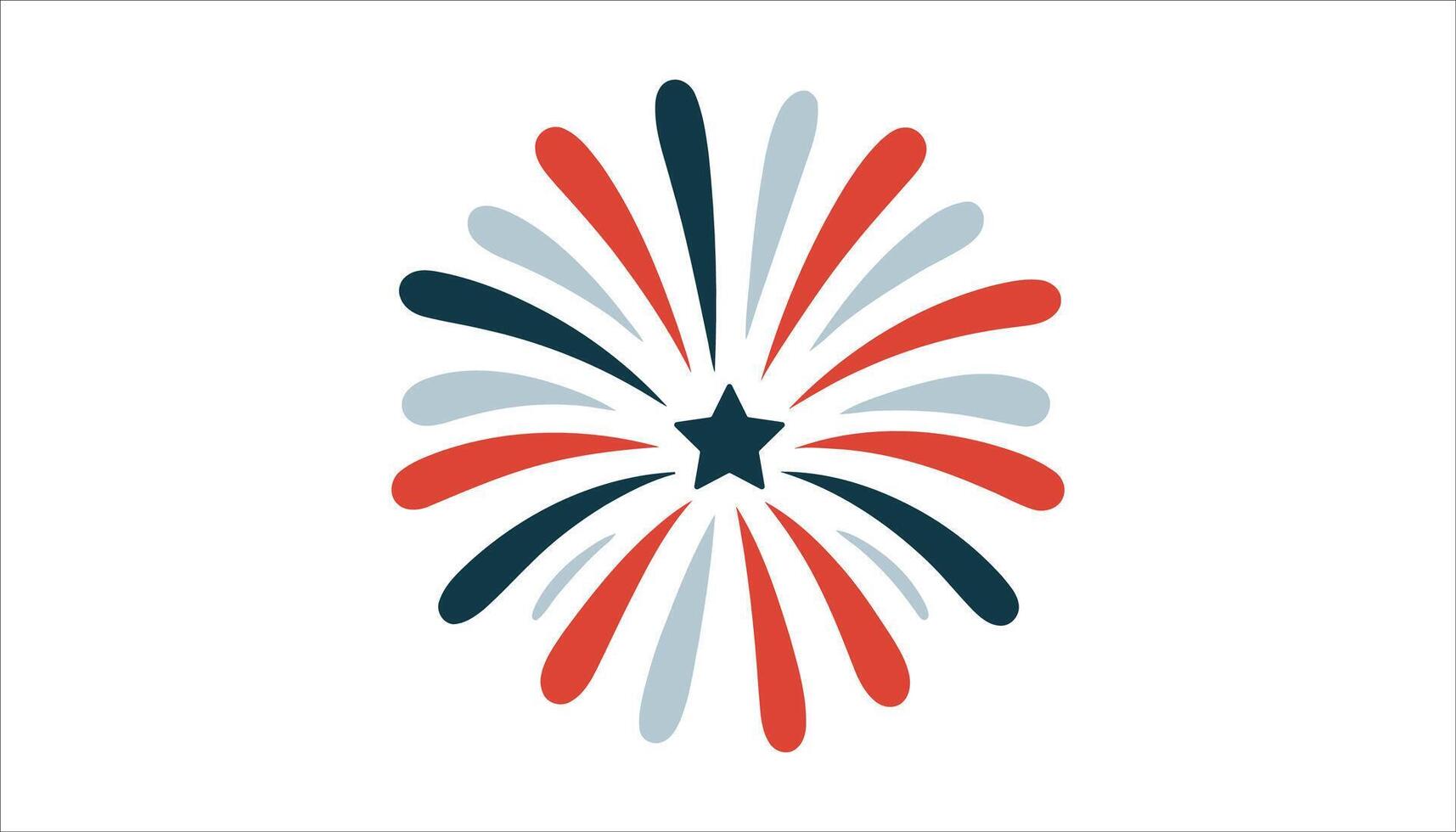 Colorful Fireworks Celebration with Bright Rainbow Explosion vector