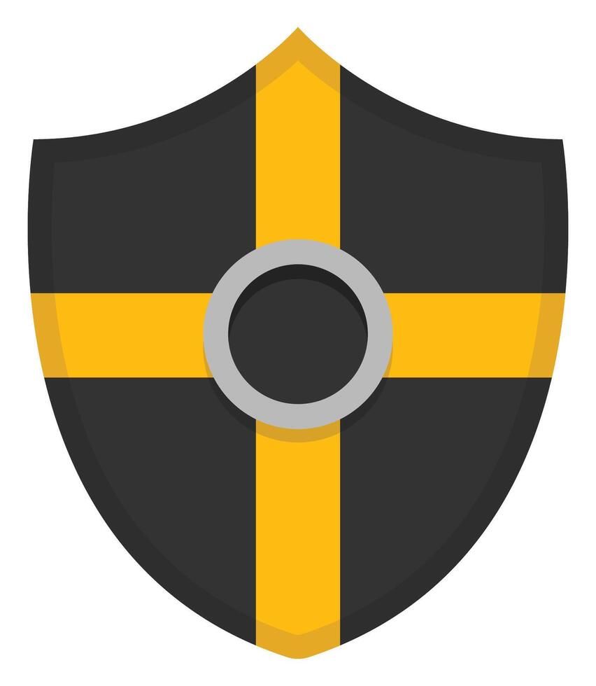 Shield icon in trendy flat style. vector