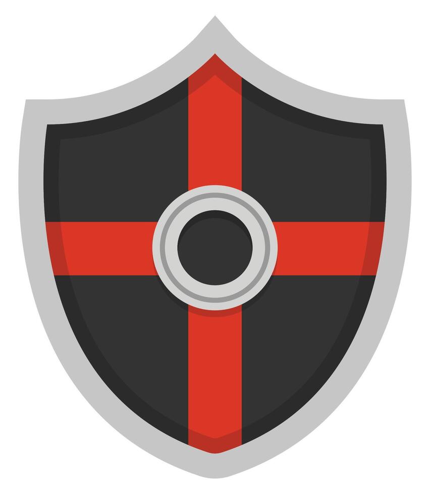 Protect shield security icon isolated on white background. vector