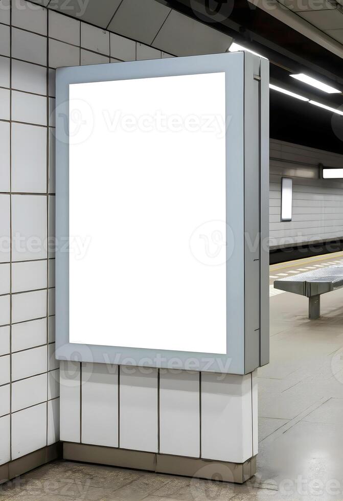 A blank, square, metal shop sign mounted on a wall in an urban setting, perfect for showcasing branding, logos, or advertising designs photo