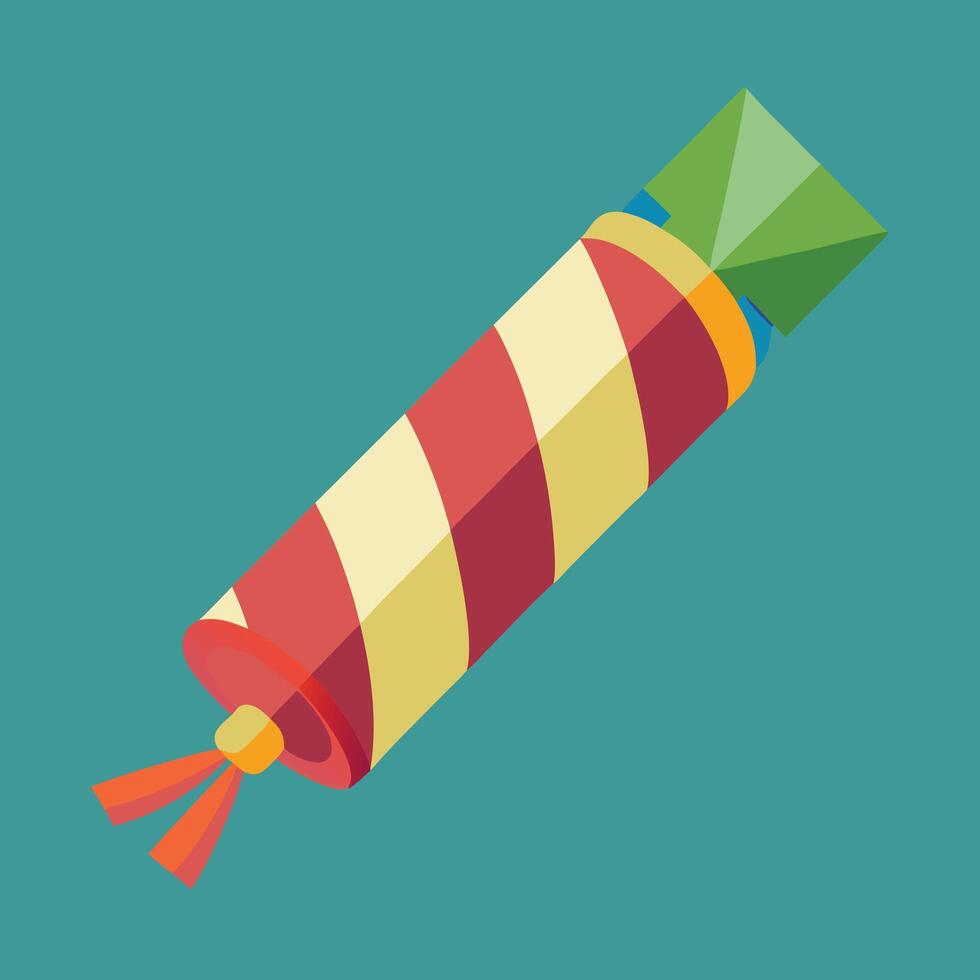 Christmas Cracker Illustration Festive Design vector