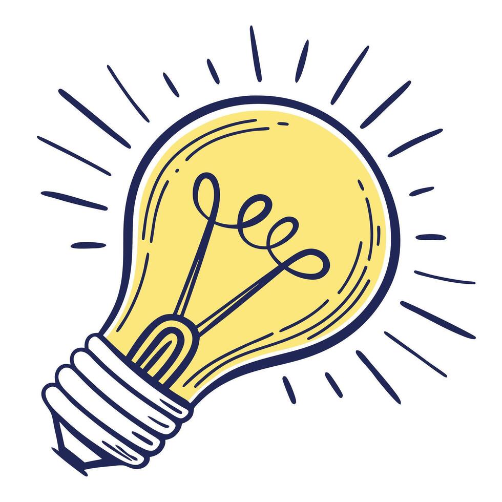 Lightbulb Creative Idea Concept Illustration vector