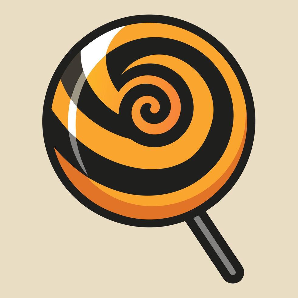 Halloween Lollipop Candy Graphic vector