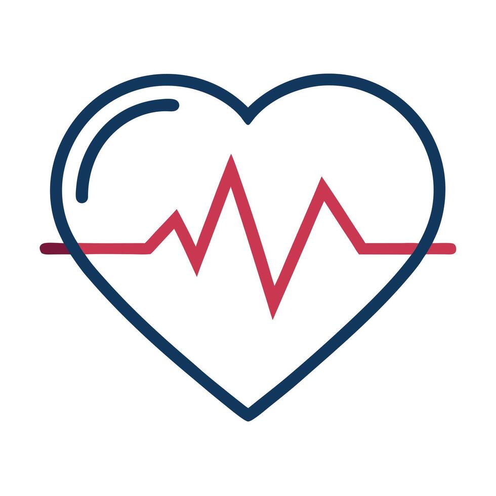 Heart Rate Monitor Health Icon Graphic vector