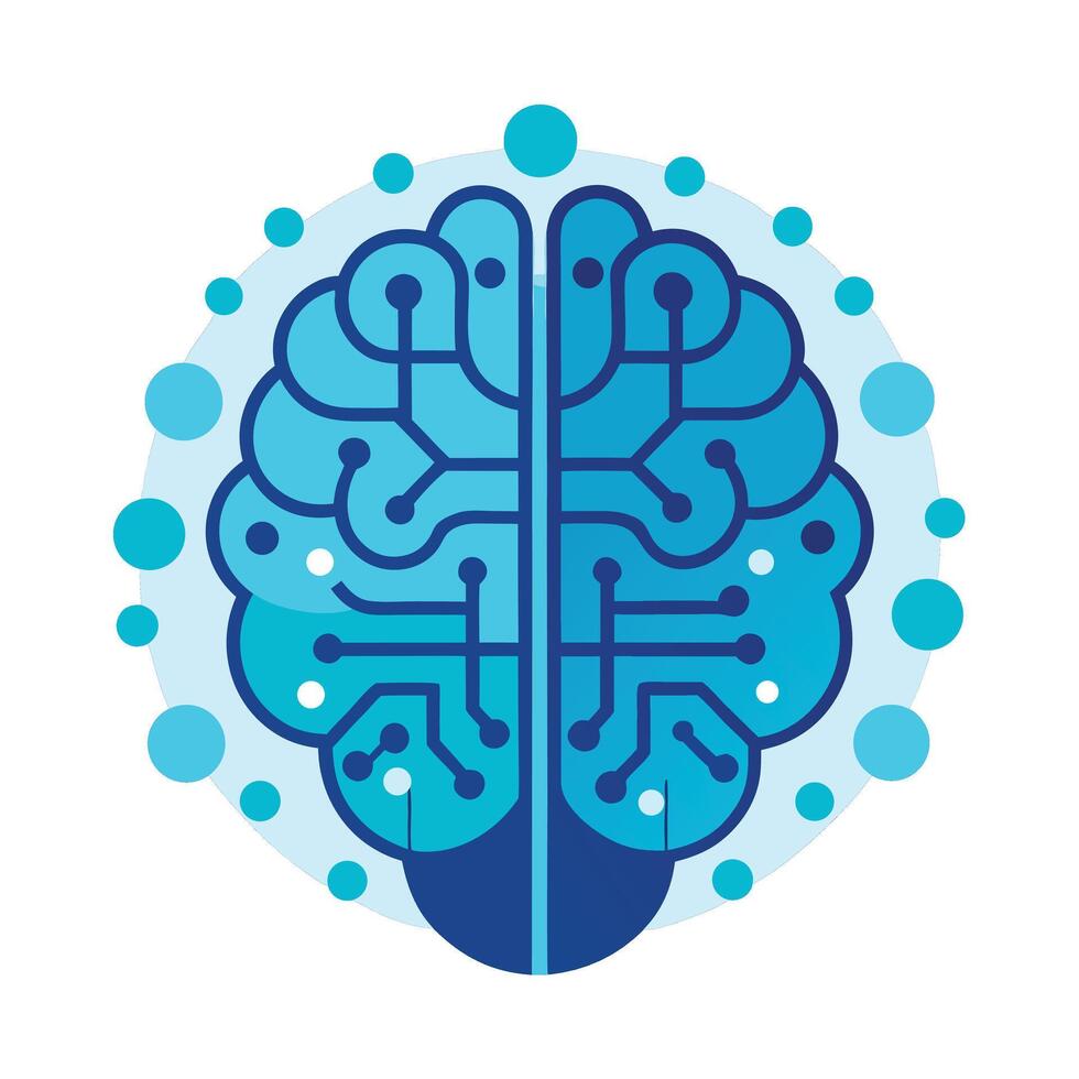 Ai Brain Circuit Digital Innovation Technology vector