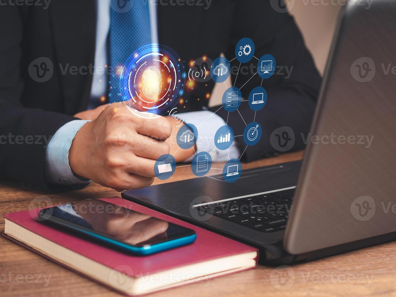 Log in to file access in the cloud computing system network. photo