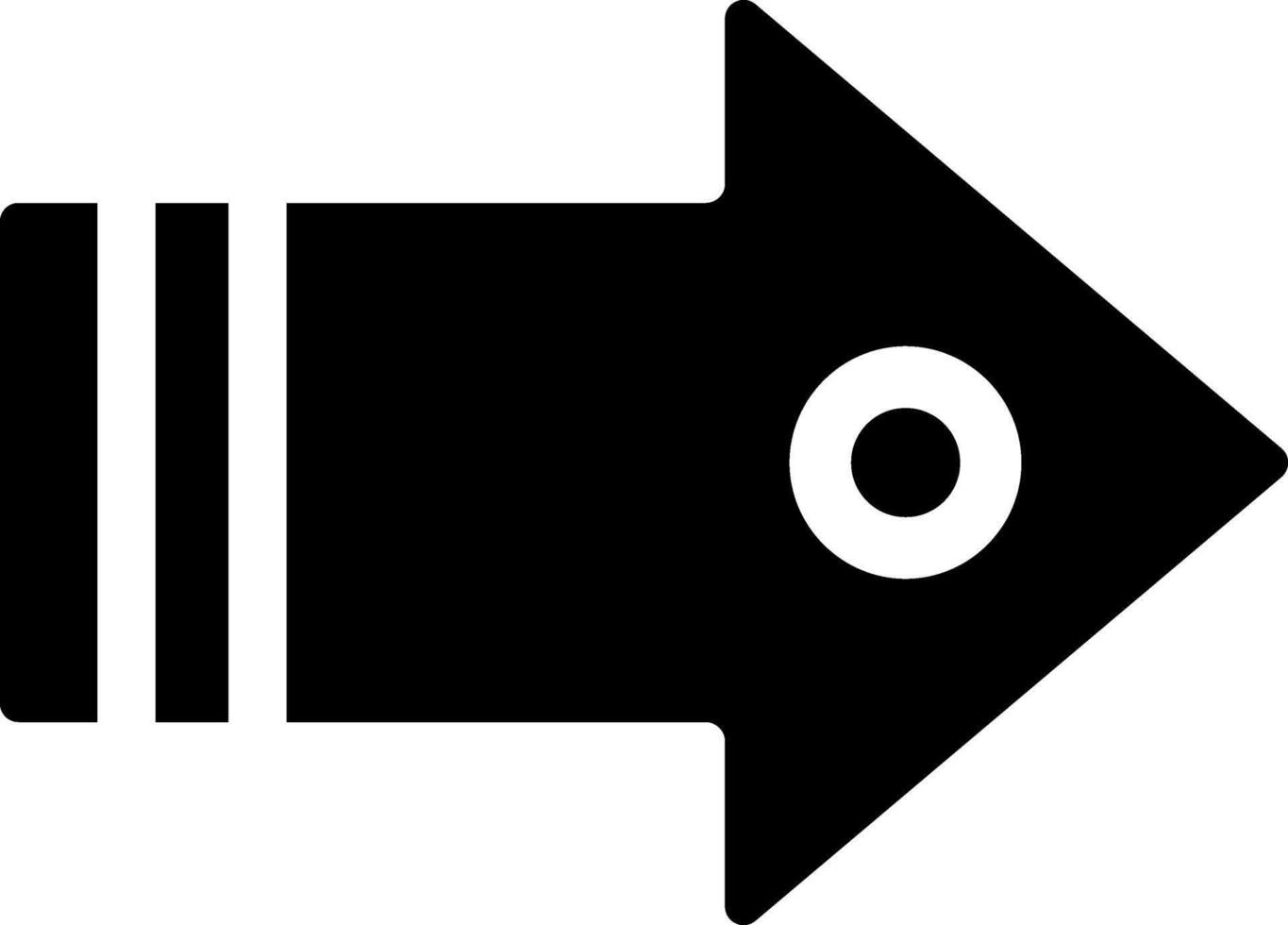 Rounded Filled Arrows Icon vector