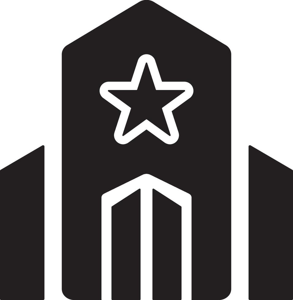 Rounded Filled Synagogue icon vector