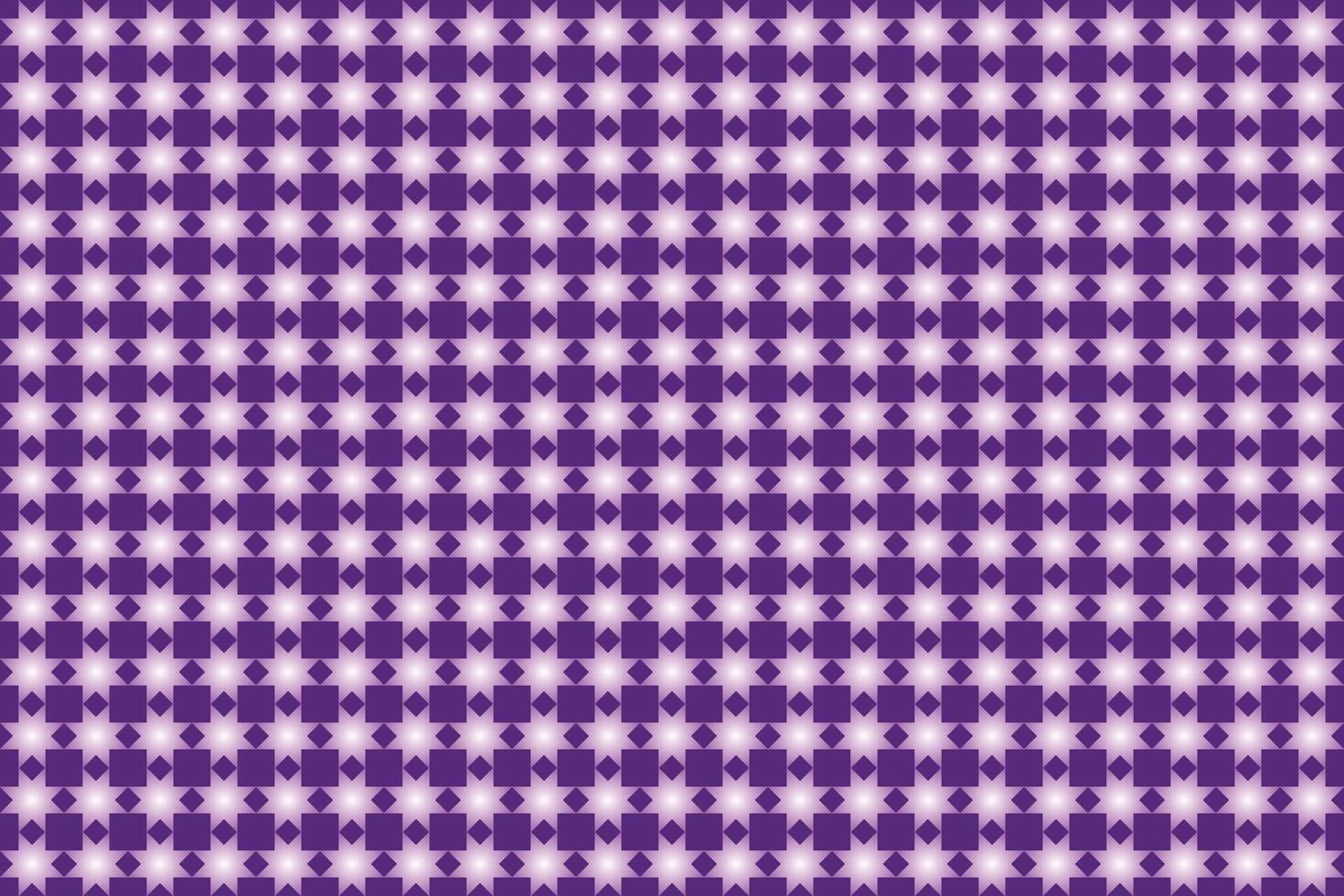 Abstract geometric star and square shape elements and dark purple color with white glowing spotlight effect banner. vector