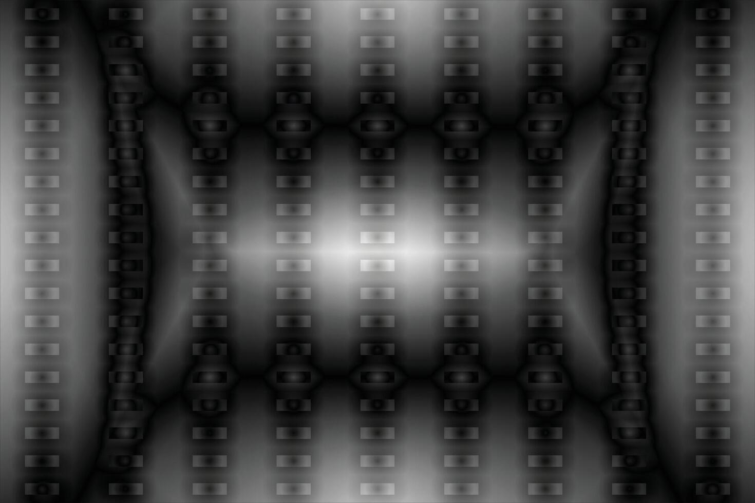 Abstract geometric elements black and white gradient effect pattern background. vector