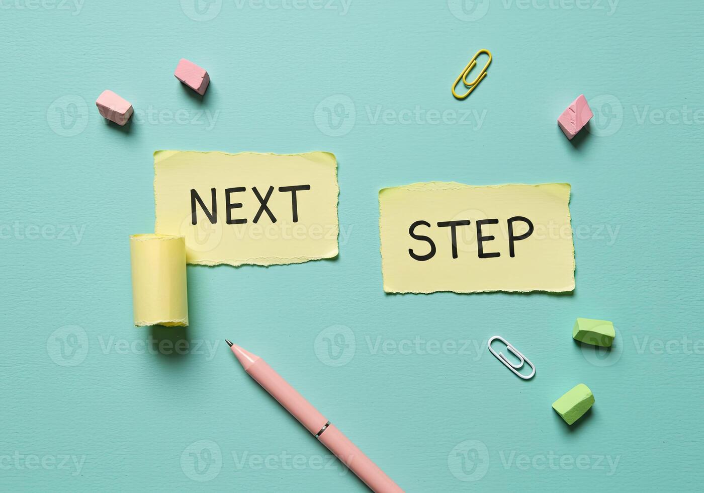 Next step and step on sticky notes next step and step on sticky notes next step and step on photo