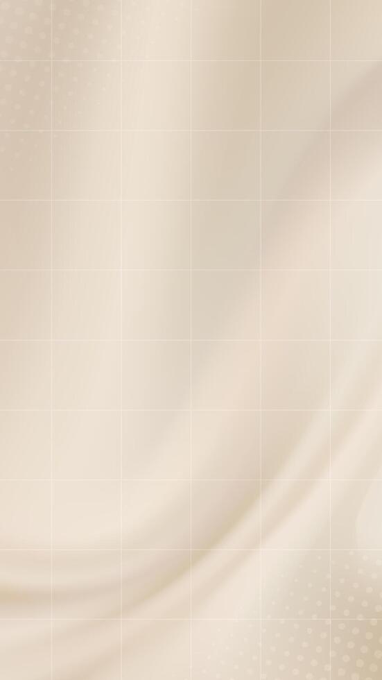Vertical abstract background with flowing cream hues vector