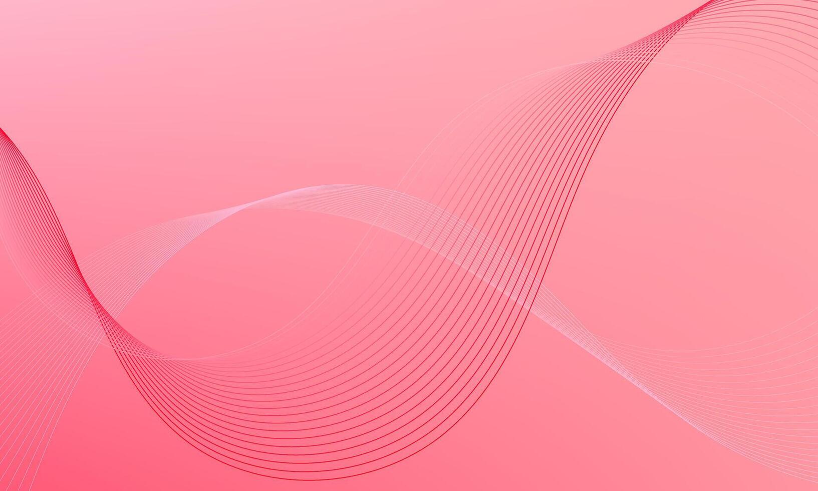 pink abstract wave pattern background vector