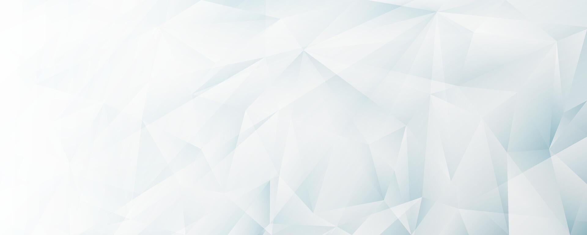 bright white polygon texture triangle pattern background vector