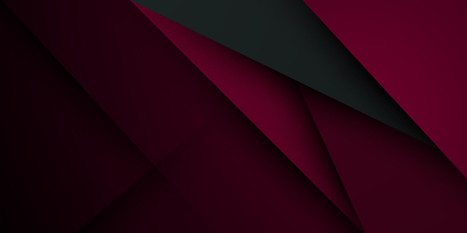 Abstract dark red overlap 3D background. Overlap papercut triangle red and gray pattern background vector
