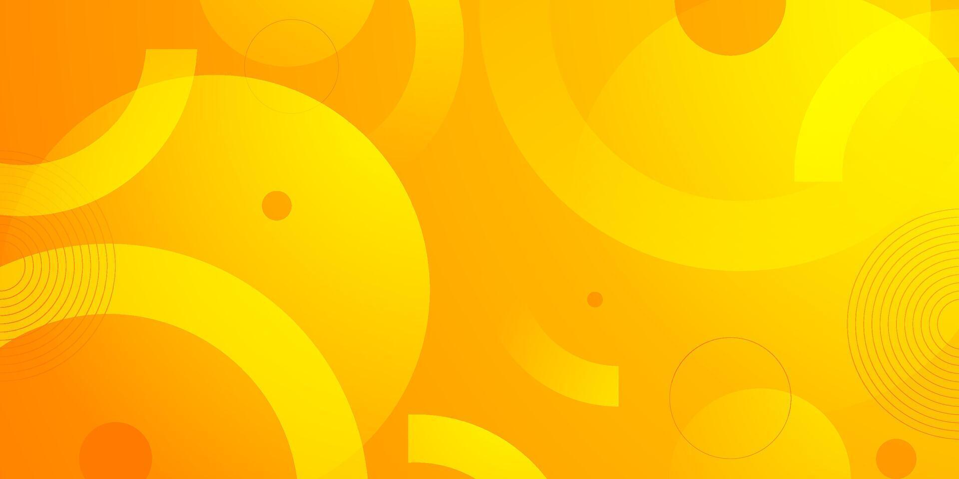 Abstract colorful circle orange background. Trendy color circle pattern design. vector