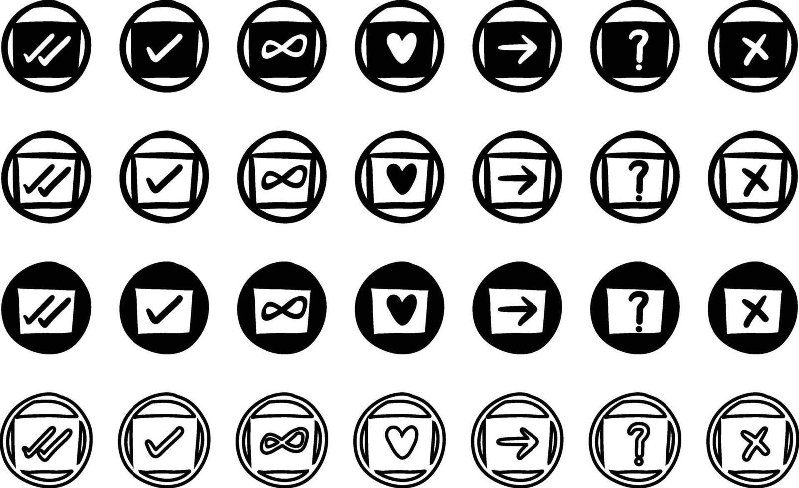 Set of Icons vector