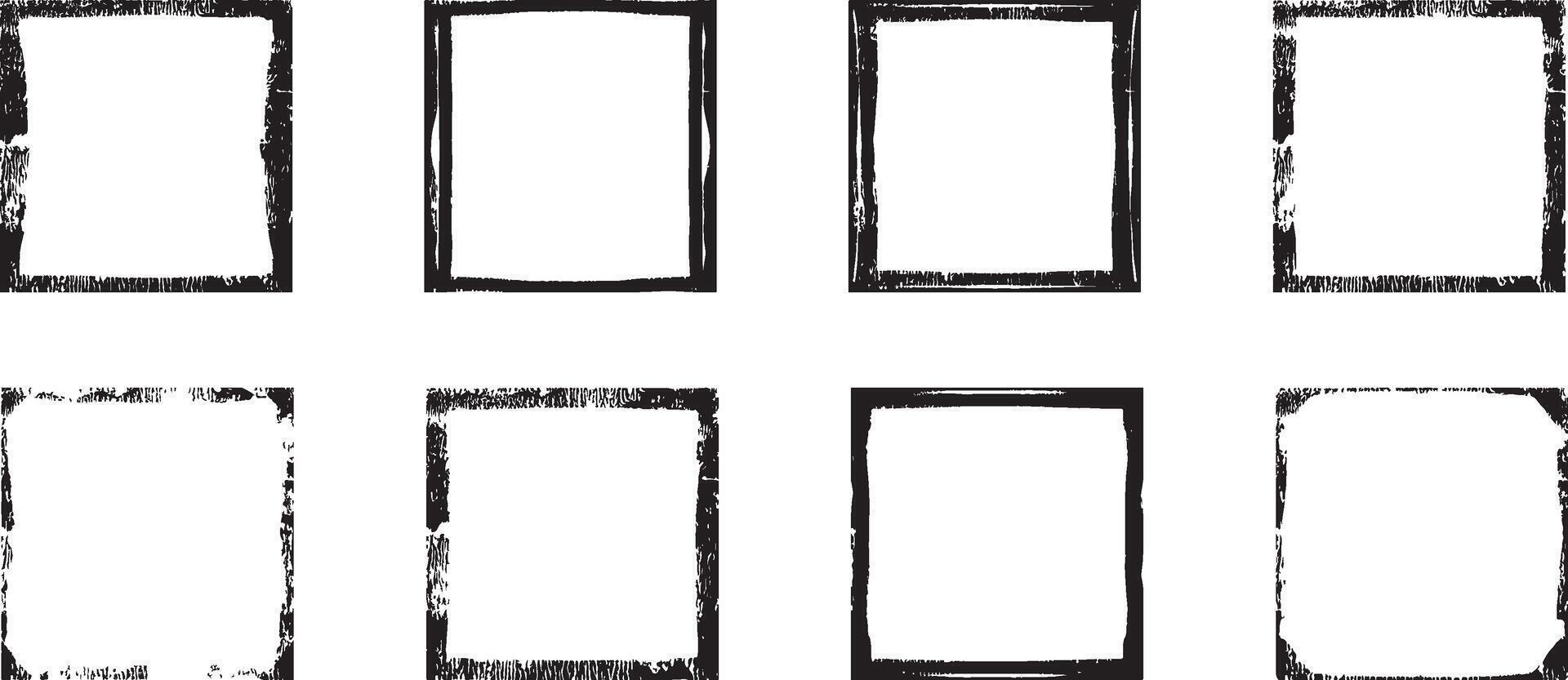 A Set of Square Frames vector