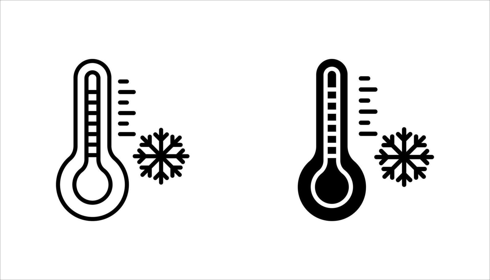 Thermometer icon set,. vector