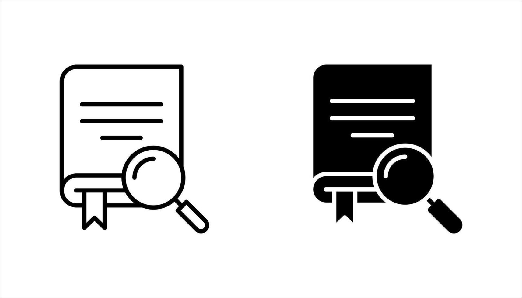search book icon set, vector