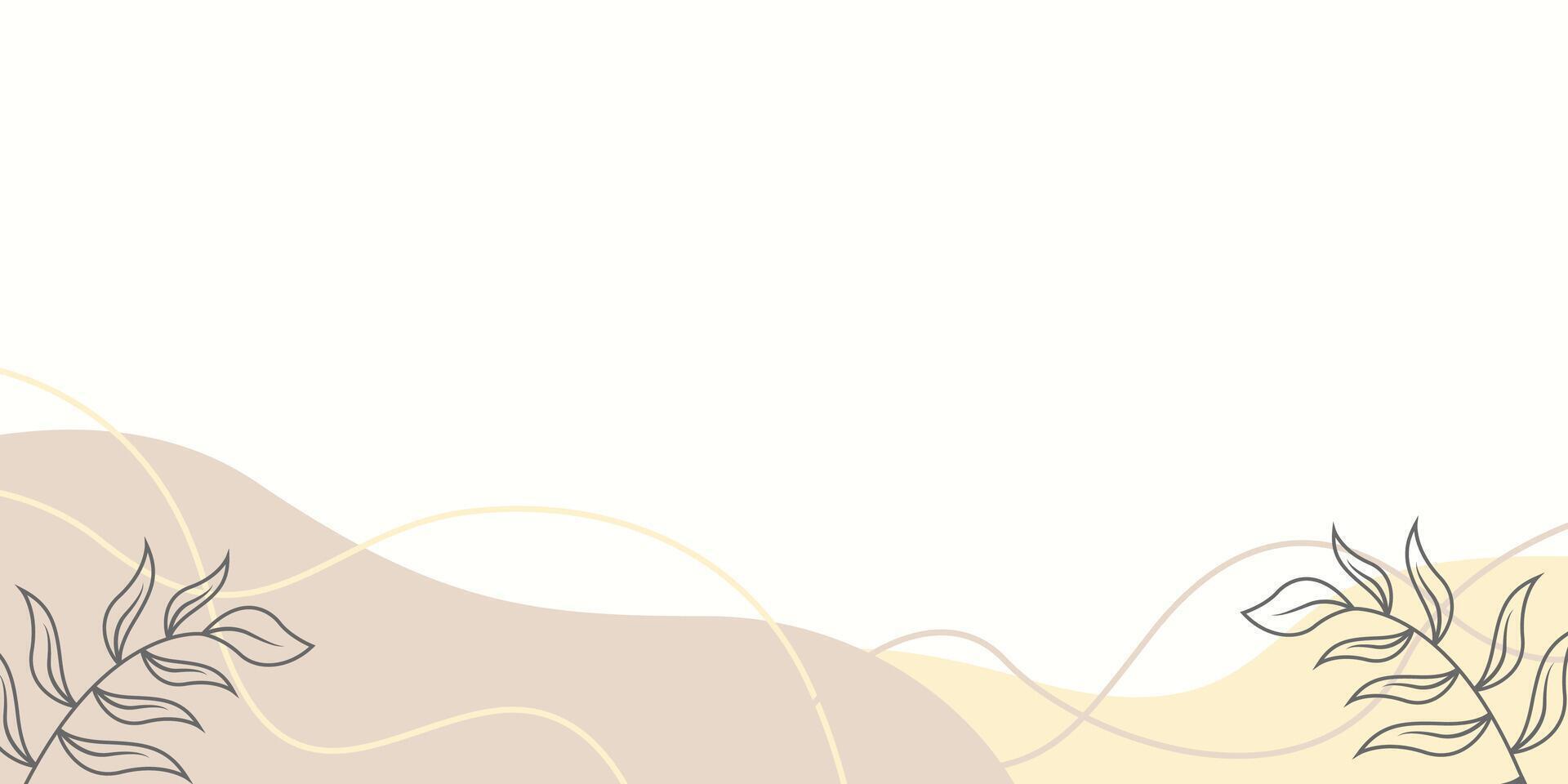 Simple Aesthetic Design Soft Background vector
