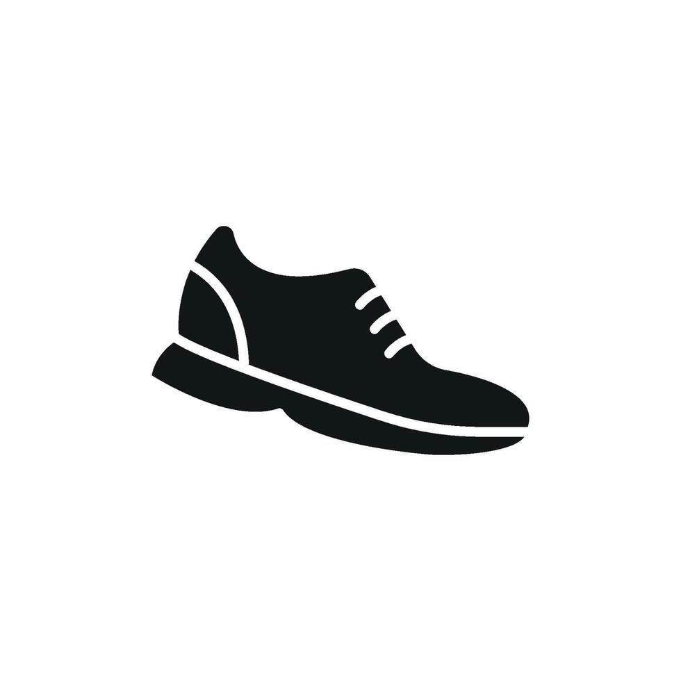 Running shoe icon reflects strength and motion perfect for workout themes and physical health illustrations vector