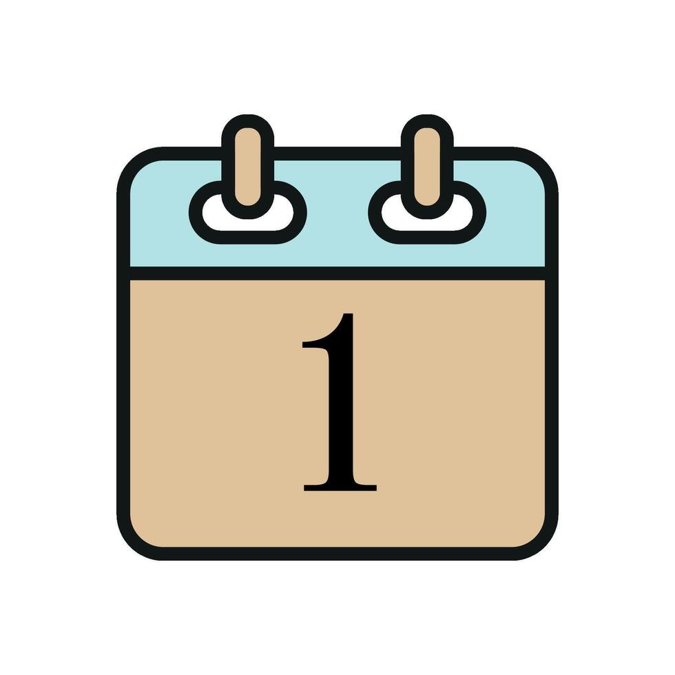 Calendar marked May 1 icon symbolizes the celebration of Labor Day, workers contributions, and unity, ideal for labor-related campaigns vector
